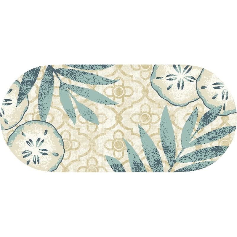 Seaside Sand Dollar Rug - 20"x44" - 20"x44"