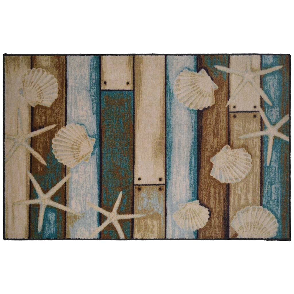 Seaside Sea Life Rug - 30"x46"