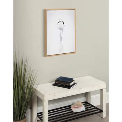 Kate and Laurel Sylvie Seagull Framed Canvas by Tai Prints