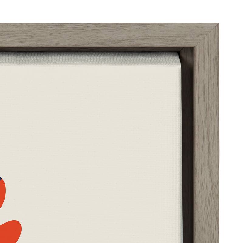 Kate and Laurel Sylvie Snail Framed Canvas by Rachel Lee