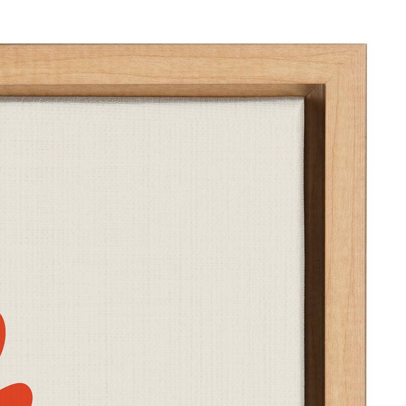 Kate and Laurel Sylvie Snail Framed Canvas by Rachel Lee