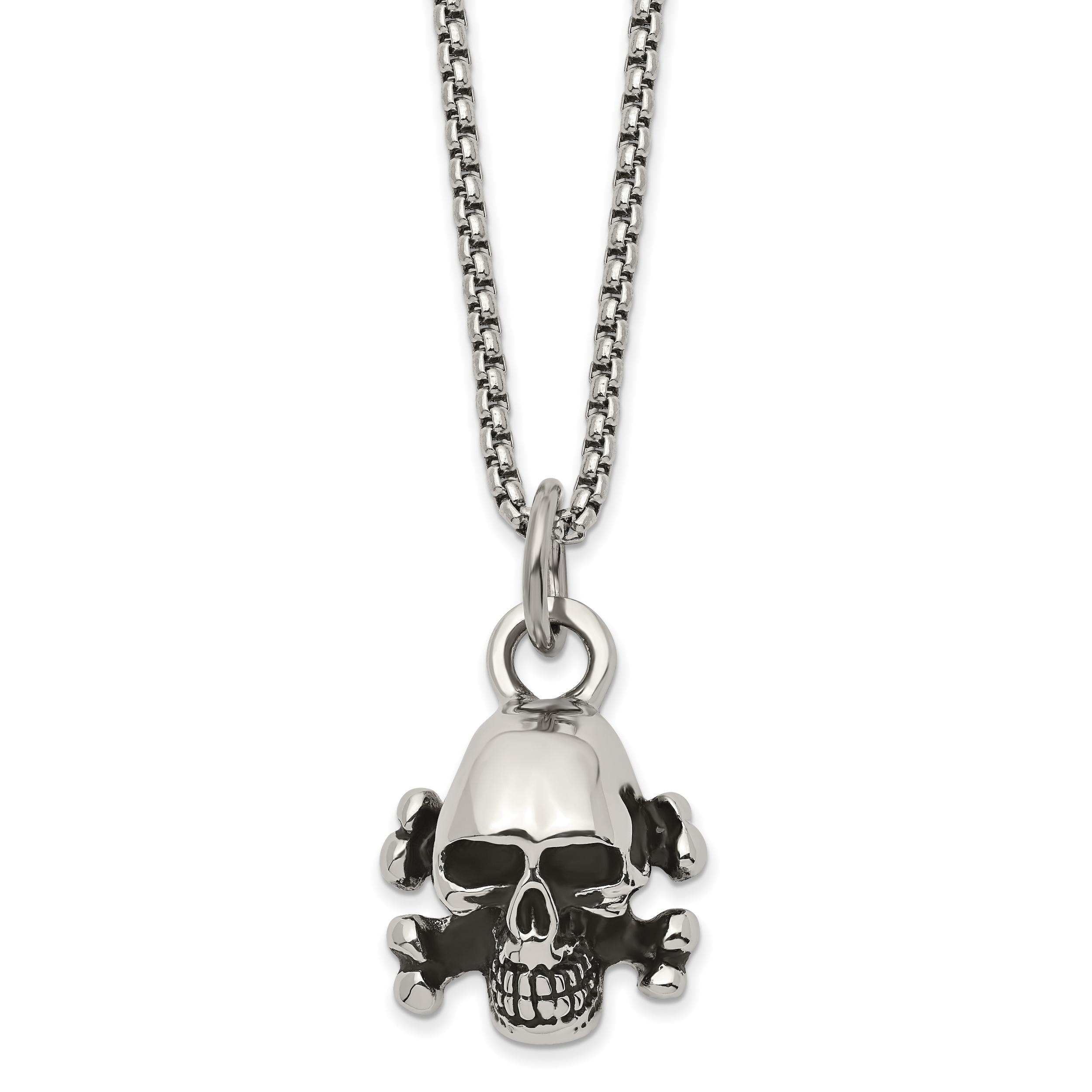 skull and crossbones necklace