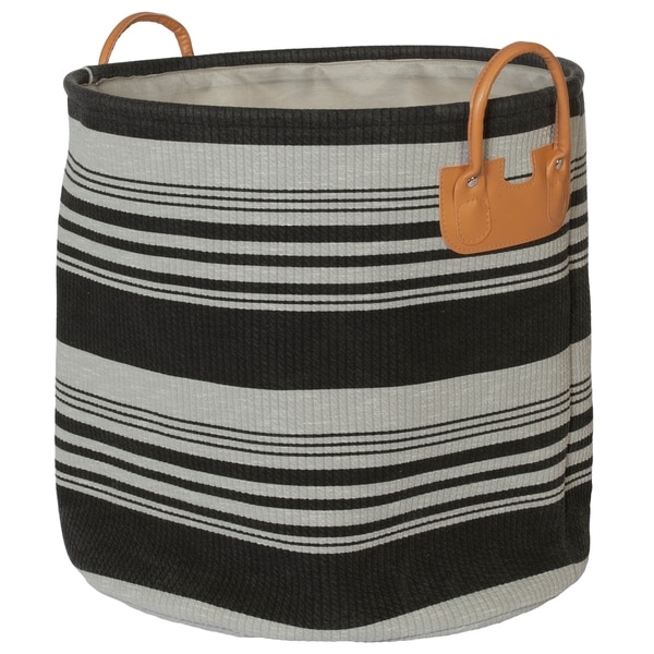 Creative Bath Striped Collection Hampers with PVC Handles. Opens flyout.