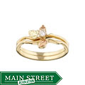 Black Hills Gold 1/10ct TDW Diamond Wedding Set (H-I, I1-I2)
