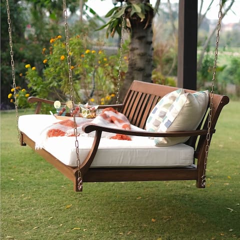 Cambridge Casual Como Outdoor Swing Daybed with Cushion