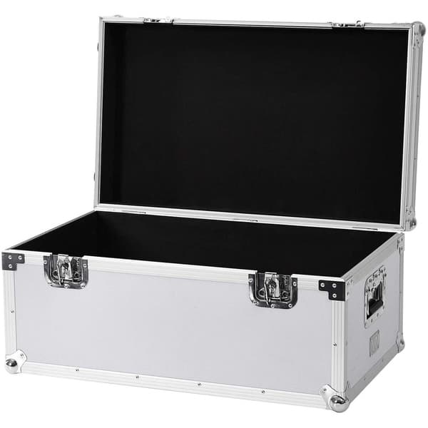 DormCo VIN Armored Trunks White With Silver Trim Storage & Organization Home & K