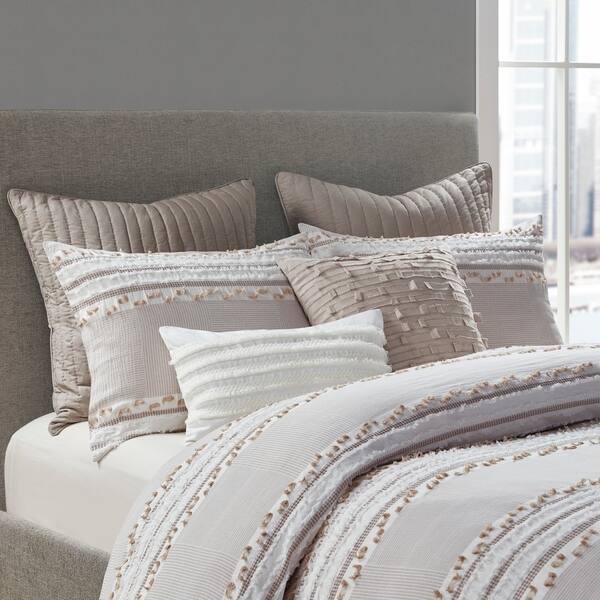 Ink Ivy Cotton Comforter Mini Set In Ivory Finish Ii10 995 Scandinavian Comforters And Comforter Sets By Bunnyberry