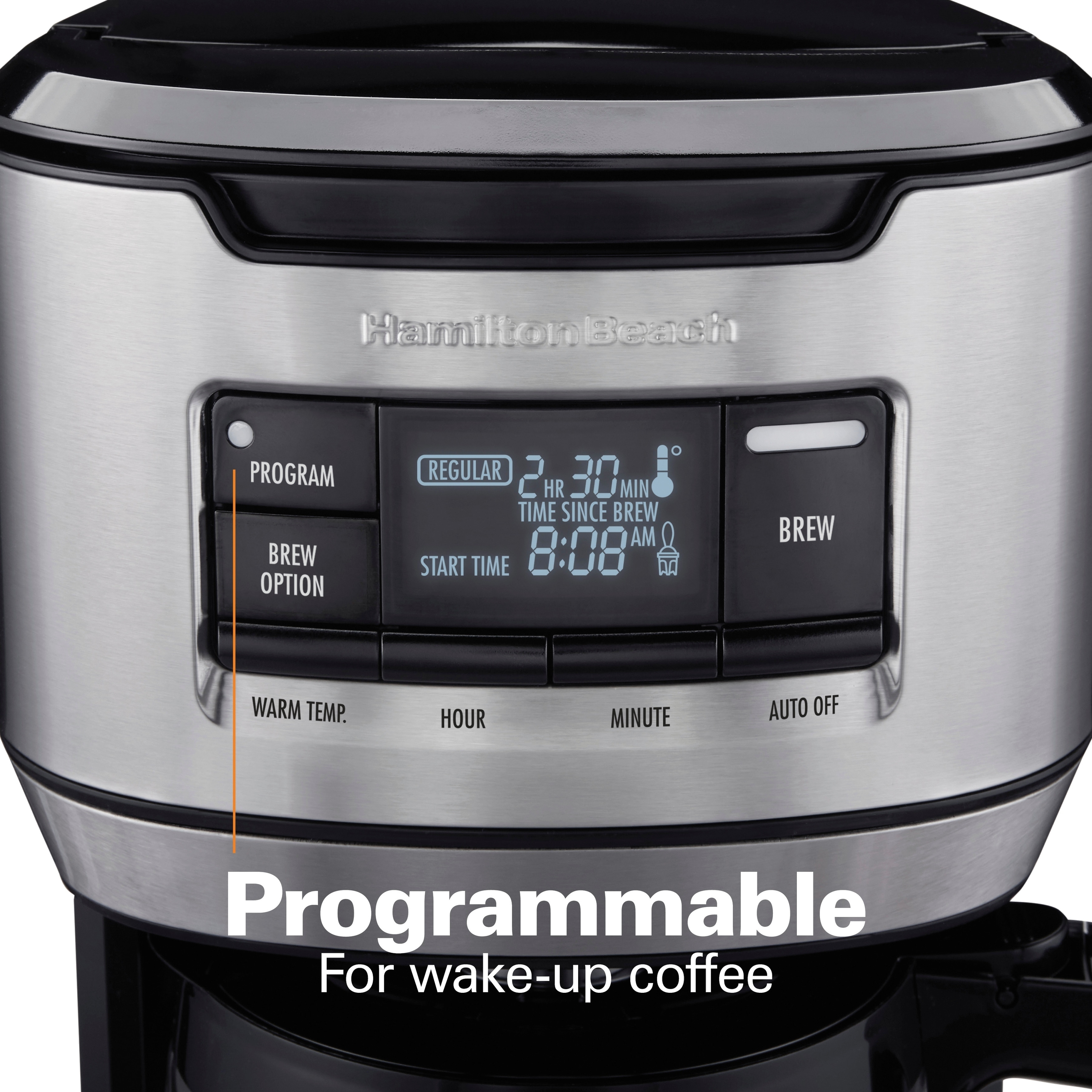 Hamilton Beach Front Fill 14-Cup Programmable Coffee Maker