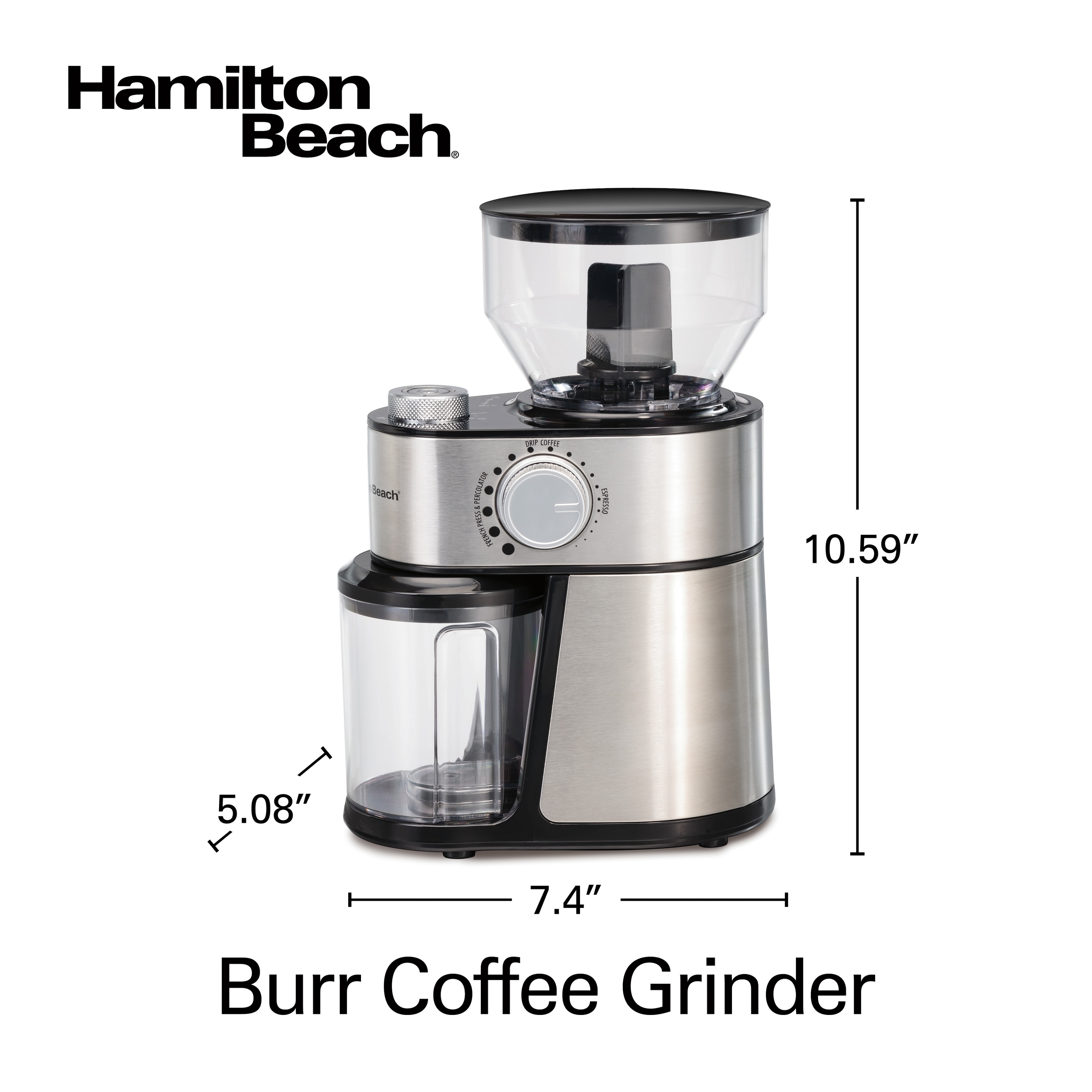 Hamilton Beach Hamilton Beach® Professional Conical Burr Digital Coffee  Grinder (80405)