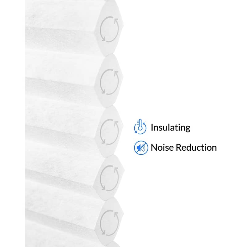 Chicology Top Down Bottom Up Cordless Cellular Shades, Light Filtering