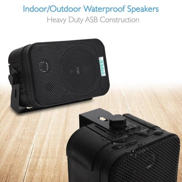 Shop Pylepro Pdwr40b Dual Waterproof Outdoor Speaker System 5 25