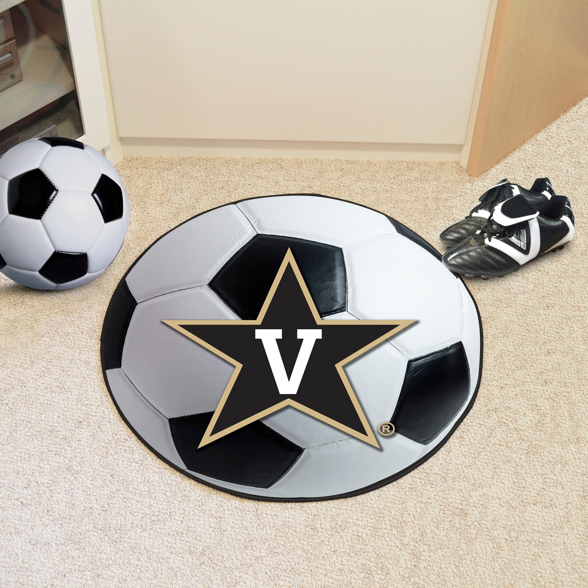Fan Mats Vanderbilt University Soccer Ball//27 Diameter