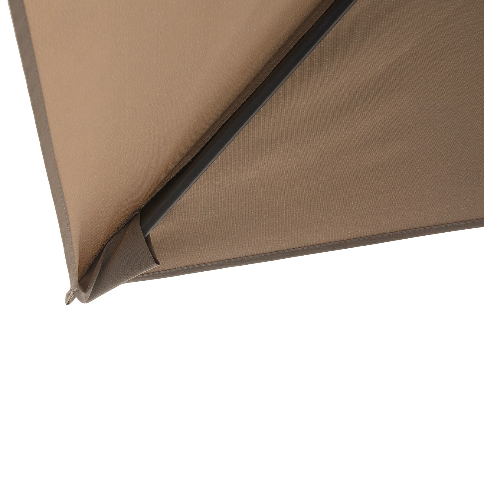 Shop Black Friday Deals On Outsunny 8 X 8 Square Patio Offset Hanging Cantilever Umbrella 360 Rotation Adjustable Tilt With Cross Base Brown Overstock 30971654