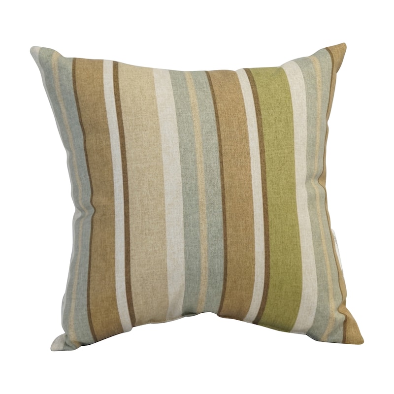 Blazing Needles 17-inch Square Polyester Outdoor Throw Pillows (Set of 2)