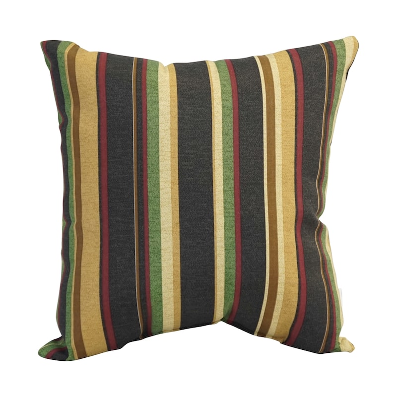 Blazing Needles 17-inch Square Polyester Outdoor Throw Pillows (Set of 2)