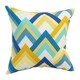 preview thumbnail 6 of 8, Blazing Needles 17-inch Square Polyester Outdoor Throw Pillows (Set of 2)