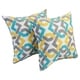 preview thumbnail 9 of 8, Blazing Needles 17-inch Square Polyester Outdoor Throw Pillows (Set of 2) Rieser Sterling