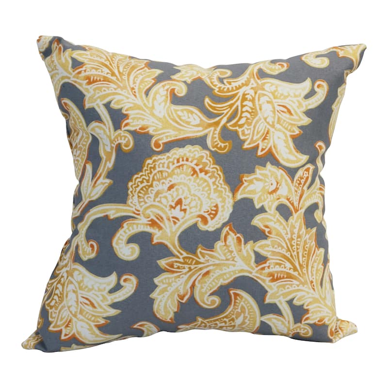 Blazing Needles 17-inch Square Polyester Outdoor Throw Pillows (Set of 2)