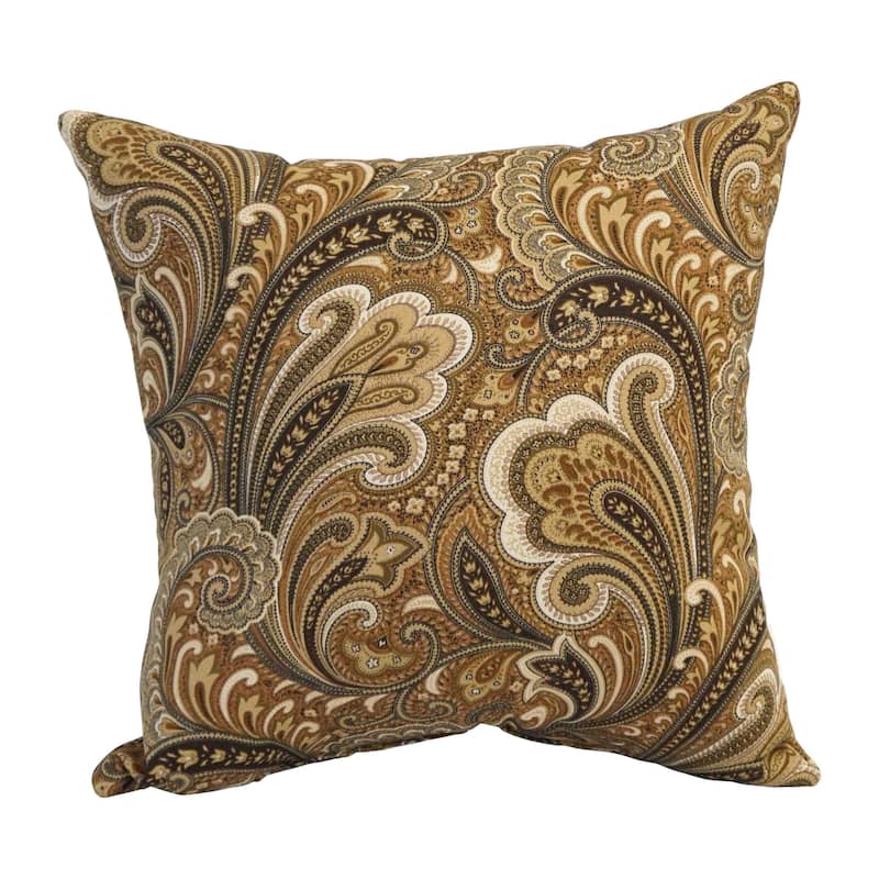Blazing Needles 17-inch Square Polyester Outdoor Throw Pillows (Set of 2)