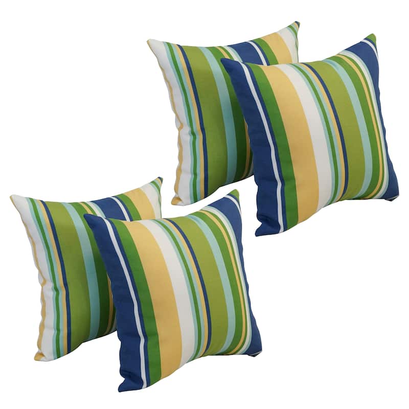 17-inch Square Polyester Outdoor Throw Pillows (Set of 4) - Mccoury Pool
