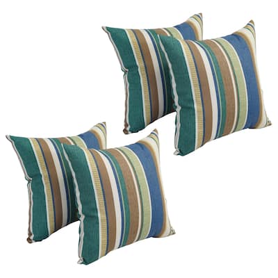 17-inch Square Polyester Outdoor Throw Pillows (Set of 4)