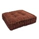 preview thumbnail 5 of 4, 20-inch Square Button-tufted Floor Pillow