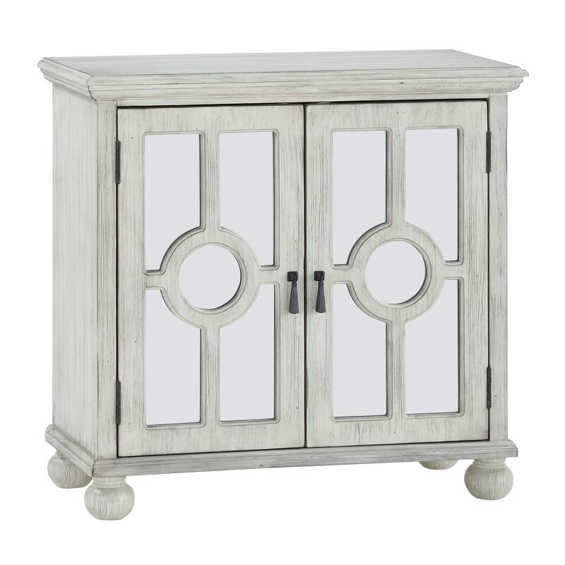 Vernice Accent Cabinet - Antique White