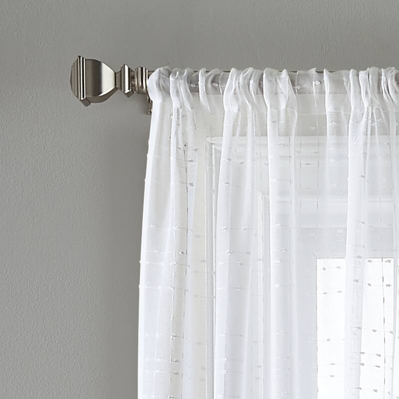 Manor Sheer 84-inch Rod Pocket Curtain Panel