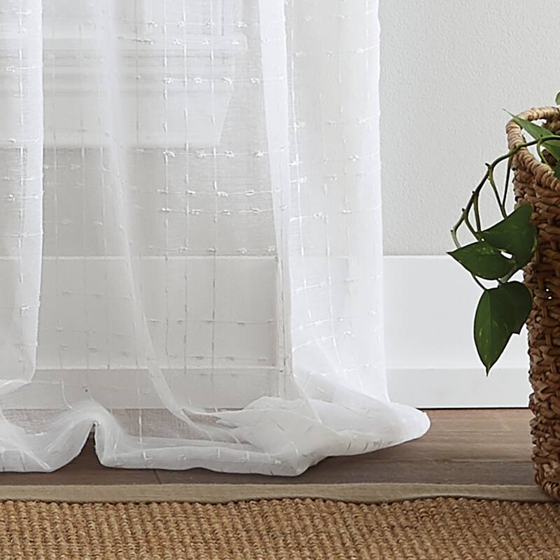 Manor Sheer 84-inch Rod Pocket Curtain Panel