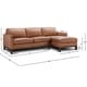 preview thumbnail 12 of 11, Pimlico Top Grain Leather Sectional with Chaise