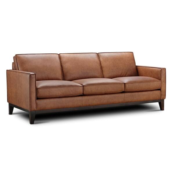 slide 2 of 6, Pimlico Top Grain Leather Sofa