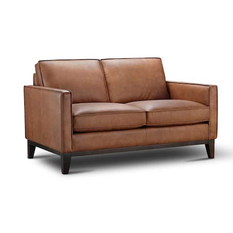 Pimlico Top Grain Leather Loveseat