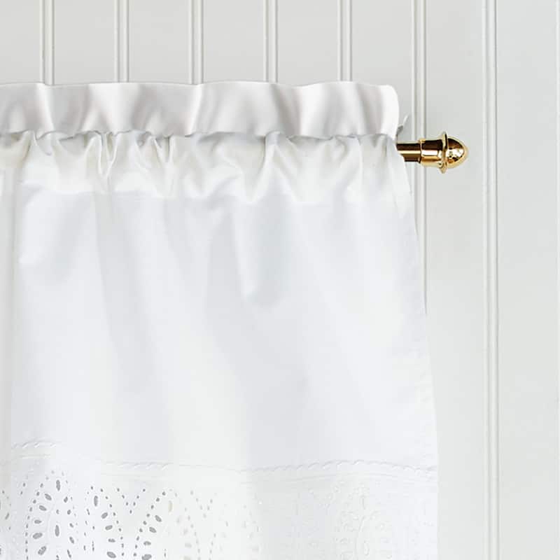 Penny Eyelet Valance and Tier Pair Curtain Collection