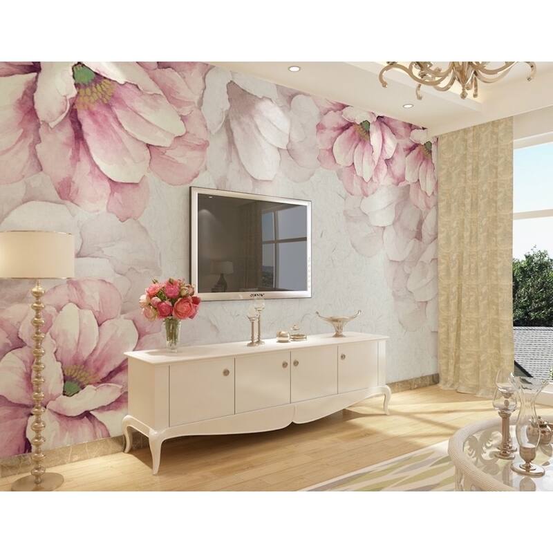 GK Wall Design Pastel Flower Pink Blossom Wallpaper