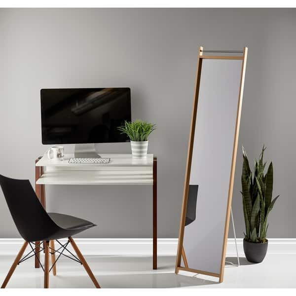 slide 1 of 12, Adesso Abigail Floor Mirror