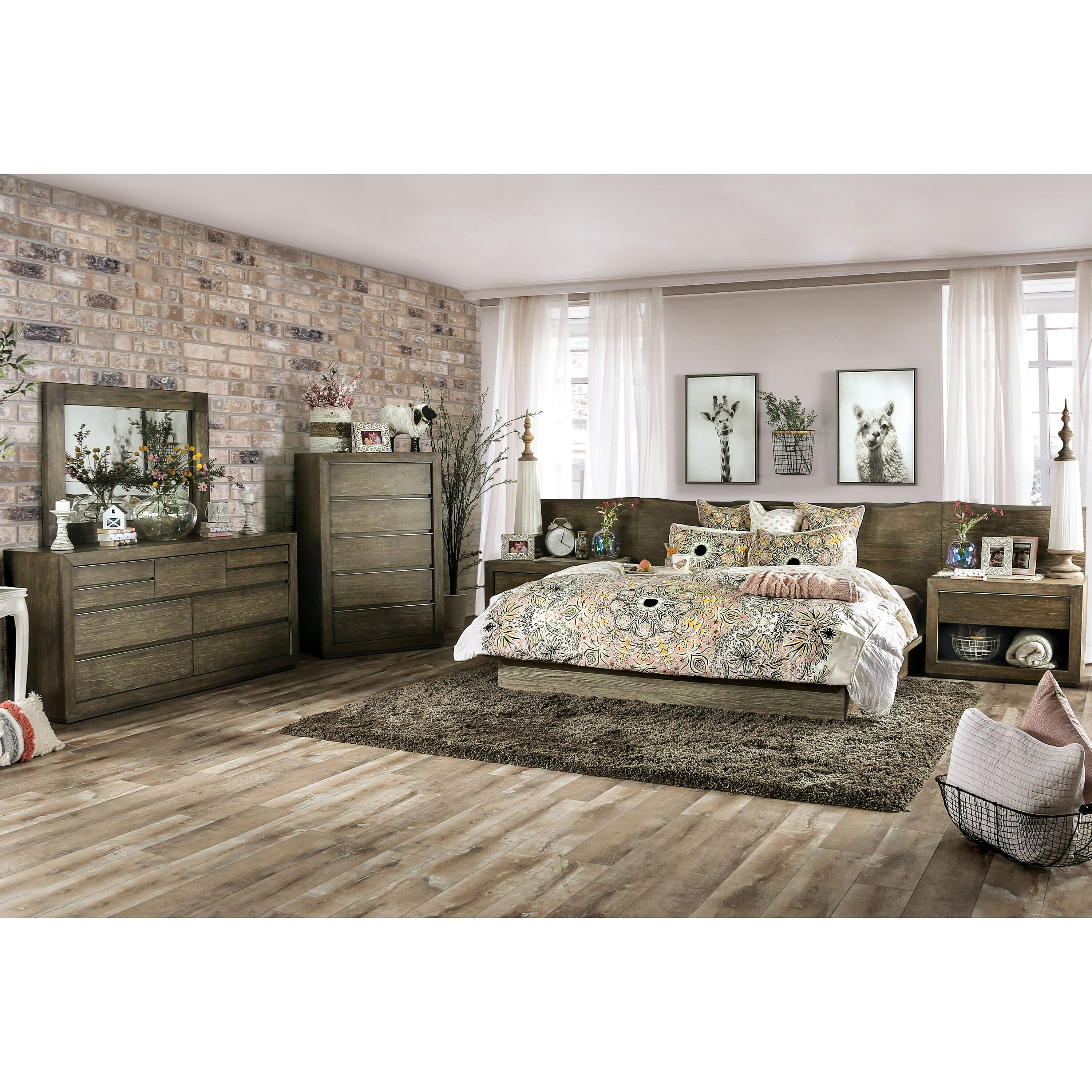 Puly Transitional Light Walnut 56-inch Wide 9-Drawer Solid Puly Transitional Light Walnut 56-inch Wide 9-Drawer Solid