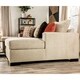 preview thumbnail 3 of 7, Furniture of America Blum Farmhouse Beige Solid Wood Sectional