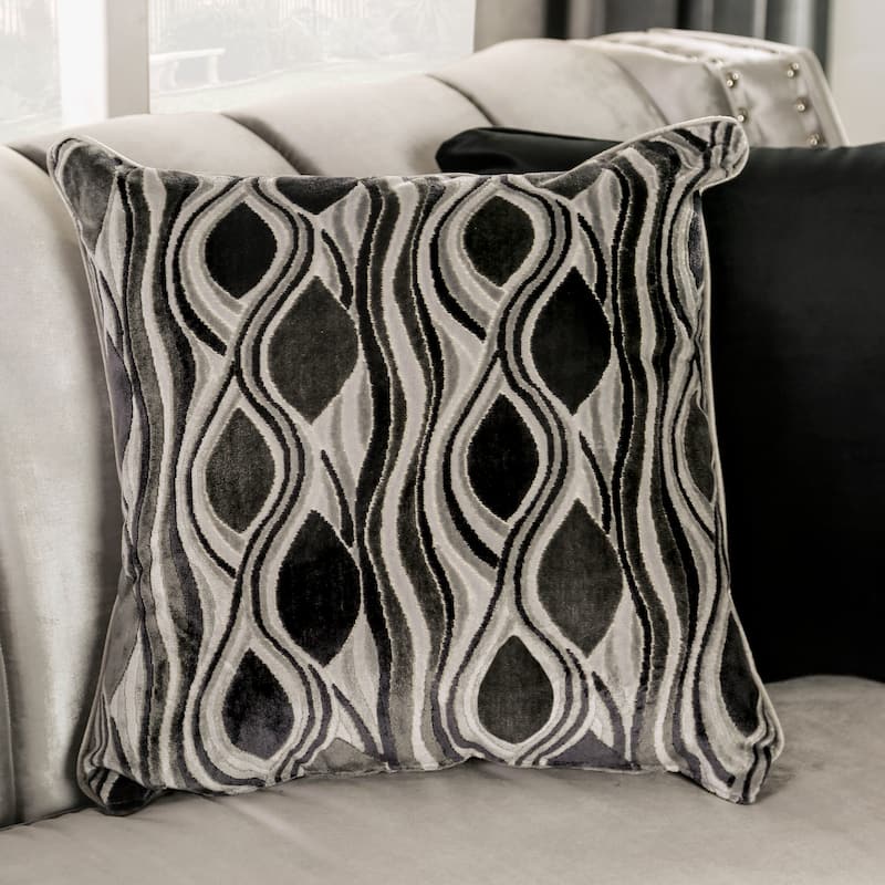 Vynn Transitional Chenille Upholstered Nailhead Trim Sofa by Furniture of America