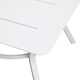 preview thumbnail 6 of 4, Furniture of America Tarm Contemporary White 36-inch Metal Patio Table