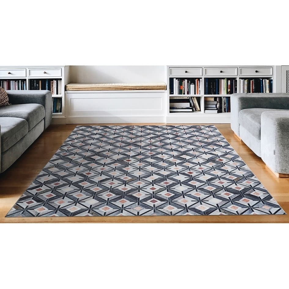 Steppe Rauma Gray-Cream Area Rug