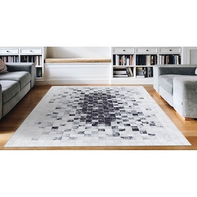 Steppe New Moon Ivory-Gray Area Rug