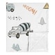 preview thumbnail 1 of 3, Sweet Jojo Designs Construction Truck Boy Baby Receiving Security Swaddle Blanket - Grey Yellow Red Blue Transportation