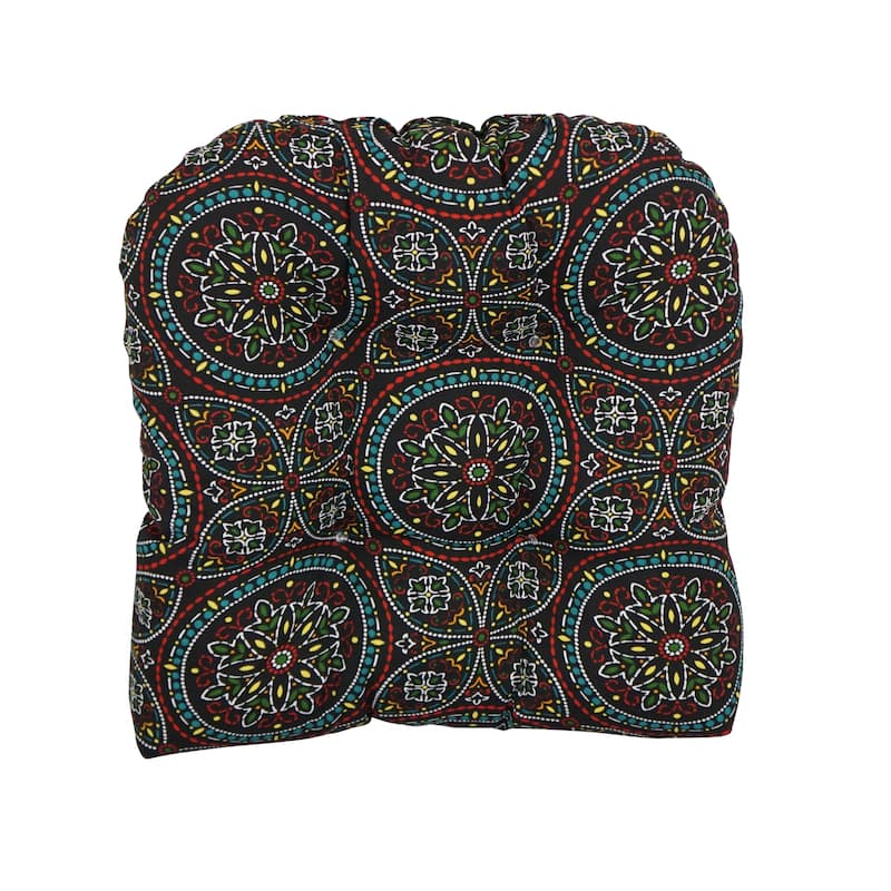 Blazing Needles 19-inch U-Shaped Dining Chair Cushions (Set of 2)
