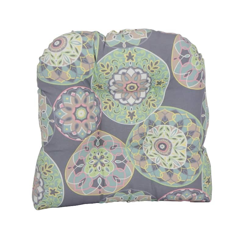 Blazing Needles 19-inch U-Shaped Dining Chair Cushions (Set of 2)