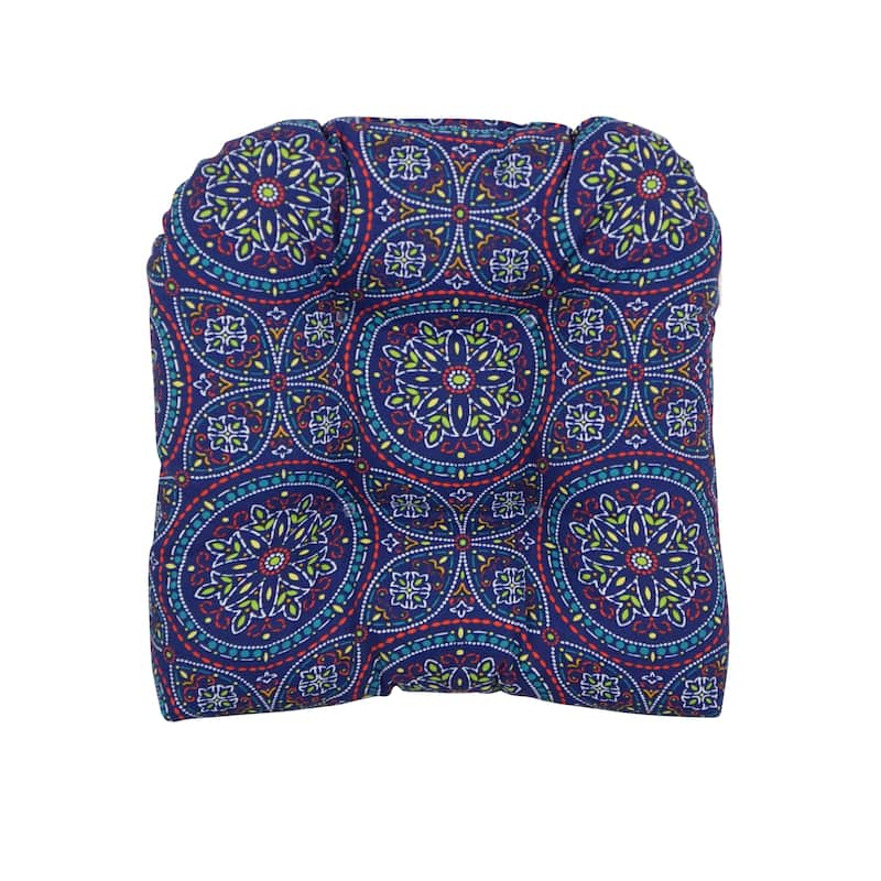 Blazing Needles 19-inch U-Shaped Dining Chair Cushions (Set of 2)