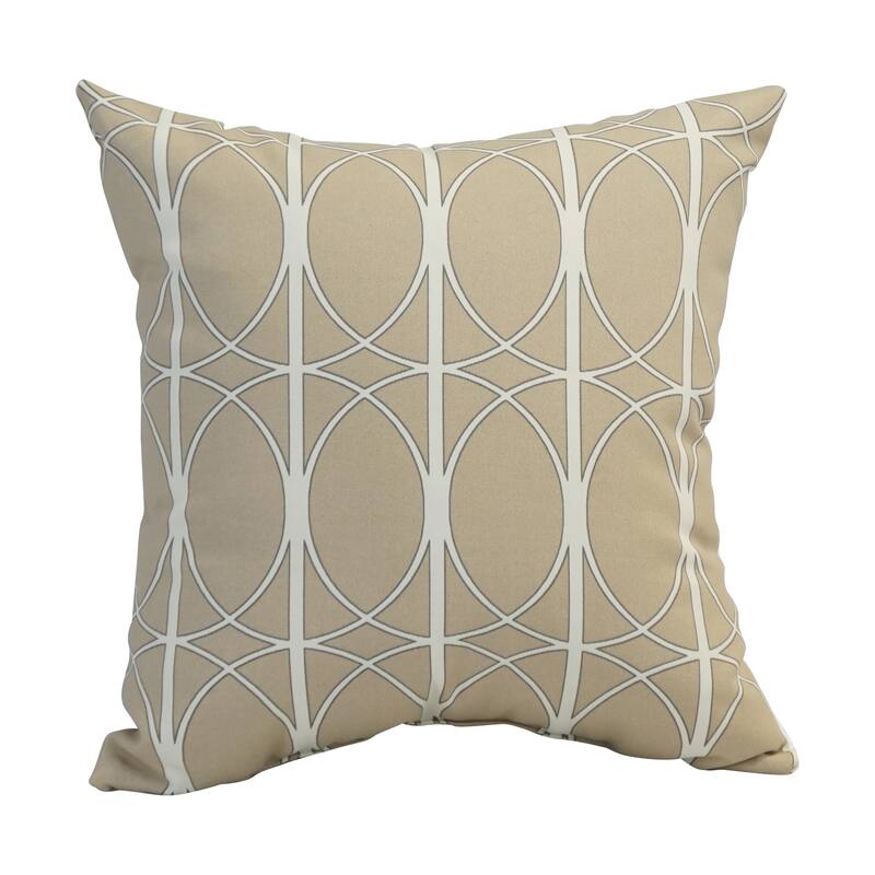 Blazing Needles 17-inch Square Polyester Outdoor Throw Pillows (Set of 2)