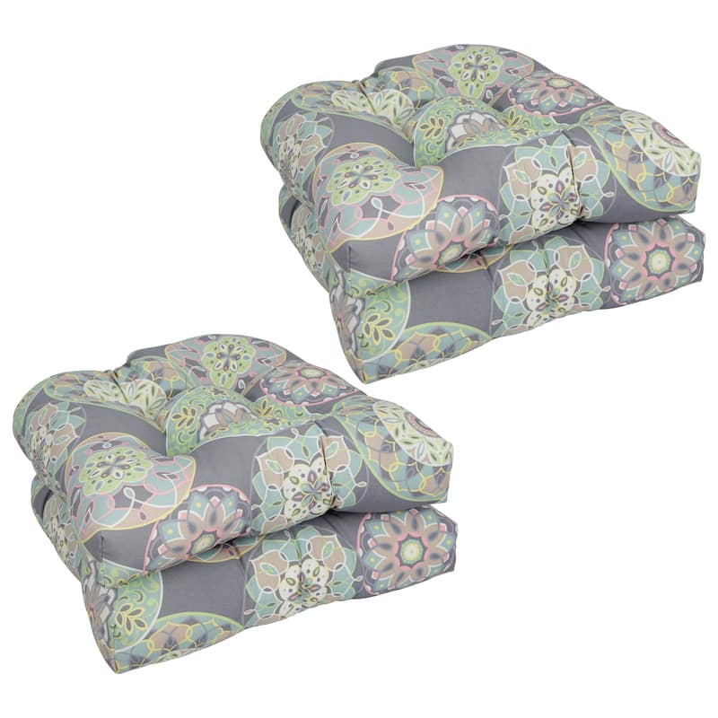 19-inch U-Shaped Dining Chair Cushions (Set of 4) - Cera Sterling