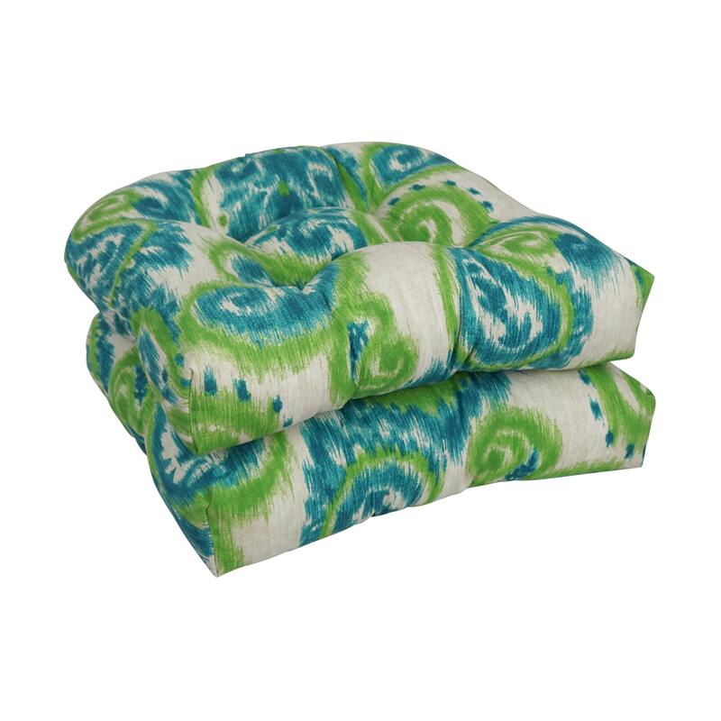 19-inch U-Shaped Dining Chair Cushions (Set of 2) - Sorista Teal