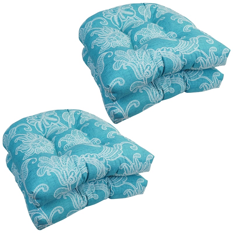 Blazing Needles 19-inch U-Shaped Dining Chair Cushions (Set of 4)