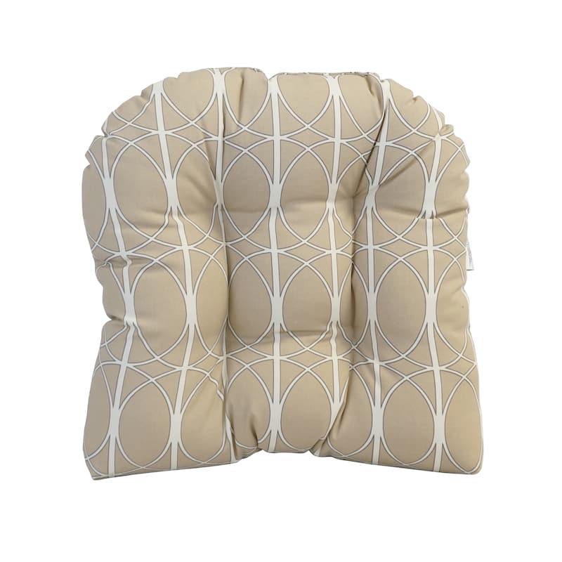 Blazing Needles 19-inch U-Shaped Dining Chair Cushions (Set of 2)